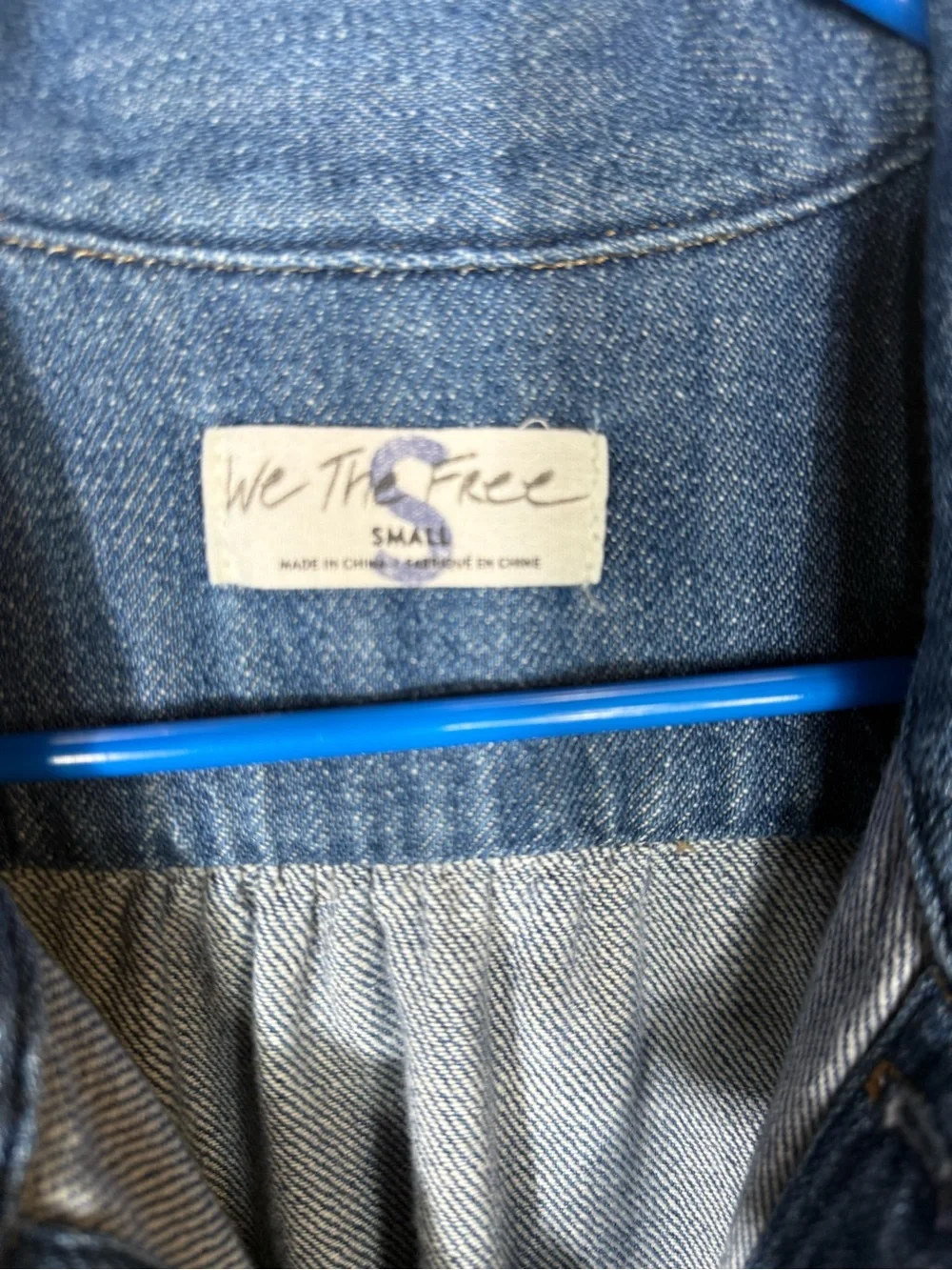 Free People‎ Madrid Denim Coverall blue small